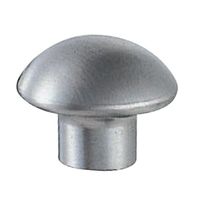 シロクマ STー64 キノコツマミ35径ヘアーライン 1セット(2パック)（直送品）