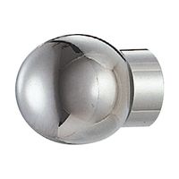 シロクマ STー73 モナリザツマミ25径鏡面 1セット(3パック)（直送品）