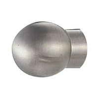 シロクマ STー73 モナリザツマミ20径ヘアーライン 1セット(4パック)（直送品）