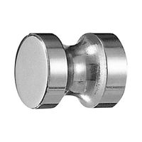 シロクマ STー12 リールツマミ16径鏡面 1セット(2パック)（直送品）