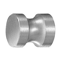 シロクマ STー12 リールツマミ16径ヘアーライン 1セット(2パック)（直送品）