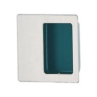 シロクマ STー21 フロイデ角手掛ステン黒 1セット(3パック)（直送品）