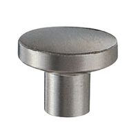 シロクマ STー61 甲丸ラウンドツマミ30径ヘアーライン 1セット(3パック)（直送品）