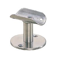 シロクマ 直軸ブラケット受35径ヘアーライン BR-49 1セット（2パック）（直送品）