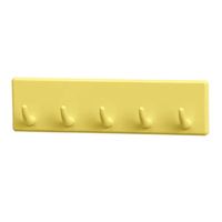 シロクマ Cー60C eフック5連MWマスタード 1セット(4パック)（直送品）