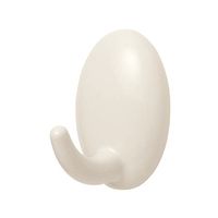 シロクマ Cー10C タマゴフックXLアイボリ 1セット(5パック)（直送品）