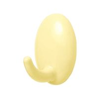 シロクマ Cー10T タマゴフックXLソフトイエロー 1セット(5パック)（直送品）