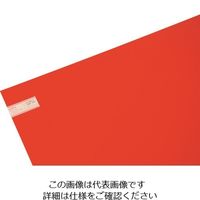 光 ポリプレート レッド 2.4×1820×910mm PE1890-2 1枚 215-5918（直送品）