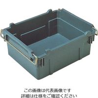 三菱ケミカル ヒシ K型コンテナ(取手付) グレー K-42 GY 1セット(500個) 106-1982（直送品）