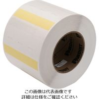 PANDUIT 熱転写プリンタ用回転ラベル 黄 印字部25.4mmX12.7mm ラベル数2500枚 R100X150V8T（直送品）