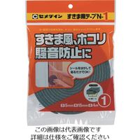 セメダイン すきま用テープ Nー1 グレー 5mm×15mm×4m TPー162 TP-162 1巻 191-6909（直送品）