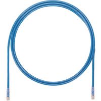PANDUIT カテゴリ6A UTPパッチコード 24AWG単線 ケーブル径:φ6.4mm 2.5m 青 UTP6AX2.5MBU（直送品）