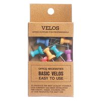 ベロス ニューパック ダルマロング画鋲 パステルMIX DF-150P 1セット(1個(10本)×5)