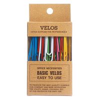 ベロス ニューパック ジャンボカラーゼムクリップ カラーMIX GF-00N 1セット(180本:18本×10個)