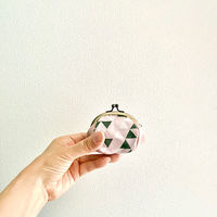 鳥居 がま口 財布 小物入れ 小 ピンク GM-26-P 1個（直送品）