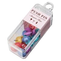 ベロス スマートスリム カラー画鋲 パステルMIX SSD-158P 1セット(100本:20本×5)