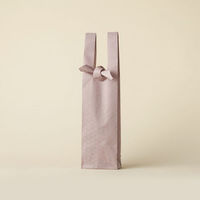 鳥居 ワインバッグ緞子(どんす) ピンク 梅小紋(うめこもん) WD-8225 1枚（直送品）