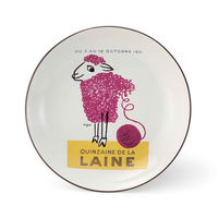 アイトー プレート 17cm 毛糸の15日間 洋食器 レイモン・サヴィニャック 276972 1個（直送品）