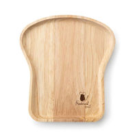 アイトー プレート 18cm ブレッドトレー 木製 天然木 皿 食器 洋食器 キャラクター