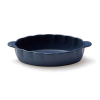 アイトー グラタン皿 20cm 輪花皿 花皿 花シリーズ 洋食器 陶器 日本製 ぎんはく こいあい 347409 1個（直送品）