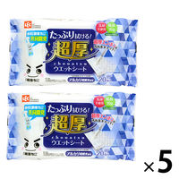 レック　水の激落ち　超厚　ウエットシート　2個パック　アルカリ電解水使用　二度拭き不要　フローリング・キッチン