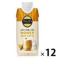 伊藤園 TULLYS COFFEE（タリーズコーヒー） ハニーミルクラテ 330ml （紙パック） 1箱（12本入）