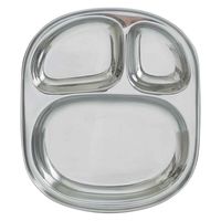 グローバルアロー ランチプレート 19cm 長角型 ROCCO ロッコ ステンレス 317620 1個（直送品）