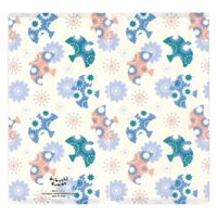 プレーリードッグ マスク ケース 抗菌 3ポケット 菊池 留美子 花と鳥 337520 1個（直送品）