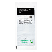 アスクル レジ袋エコノミータイプ バイオマスポリエチレン25％入 乳白 12号 1セット（100枚入×60袋）  オリジナル