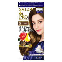 ダリヤ サロンドプロザ・クリームヘアカラー（白髪用） 5＜ブラウン＞ 4904651181551 1個×3点セット（直送品）