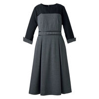 ハネクトーン早川 ワンピース グレー 13号 7741-18 1着（直送品）