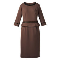 ハネクトーン早川 ワンピース ココアブラウン 11号 7740-5 1着（直送品）