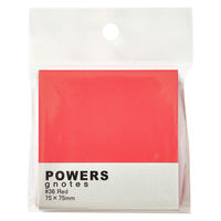 プリントインフォームジャパン パワーズ 75×75mm レッド 1333-0036-0920 1個