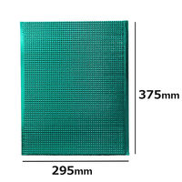 ロジマート 保冷袋 Lサイズ グリーン 10枚セット GL-10（直送品）