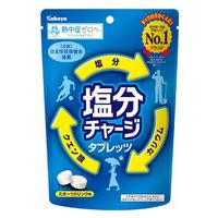 塩分商材 塩分補給 個包装 塩分チャージタブレッツ 約27粒入 1袋 カバヤ食品