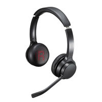 サンワサプライ Bluetoothヘッドセット（両耳タイプ・単一指向性） MM-BTSH62BK 1個