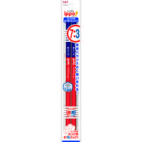 トンボ鉛筆 ippo! 丸つけ用赤7青3えんぴつ（朱7：藍3） BCA-263 1パック（2本入）