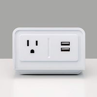 スガツネ工業 コンセント 18ー011ーW 1セット(6ヶ) 210-048-557（直送品）