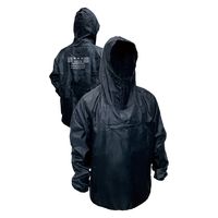 ヤマショウ 動きやすい軽量撥水ヤッケL ブラック YRC-001BKL 1セット(10着入)（直送品）