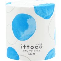 トイレットペーパー ittoco シングル 130m イットコ 芯なし 再生紙100％ 個包装 FSC認証イトマン