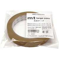 カモ井加工紙 mt Large Core 幅15mm×長さ30ｍ マットマスタード マスキングテープ MT01L031 1セット（5個）