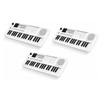 ONETONE ワントーン ミニ37鍵盤キーボード LEDディスプレイ OTK-37M/WH x 3台 (USBケーブル付き/MIDI対応)（直送品）