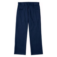 KAZEN メンズスラックス　ネイビー　L 258-18-L 1枚（直送品）