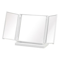 永井興産 カジュアルコンパクトミラー 幅330×奥行80×高さ170mm  ホワイト NK-245WH-12 １セット（12個入）（直送品）
