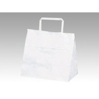 福助工業 紙袋　紙手提袋 ラッピーバッグNo.10 晒無地　400枚(50×8) 00112115（直送品）