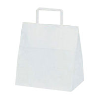 福助工業 紙袋　紙手提袋 ラッピーバッグNo.11 晒無地　300枚(50×6) 00112116（直送品）