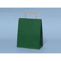 福助工業 紙袋　紙手提袋 SS-1 グリーン 平紐【weeco】　300枚(50×6) 0121762（直送品）