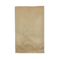 惣菜袋 ニュー耐油耐水紙袋 ガゼット袋 未晒G-大 2000枚(500×4) 0201421 1ケース(2000枚入(500枚×4袋))（直送品）