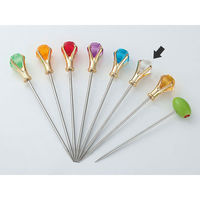 トーダイ カトラリー UK ダイアモンドヘッド マティーニピック・クリア 10本(1×10) 03400956 1ケース(10本入)（直送品）