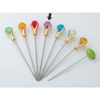 トーダイ カトラリー UK ダイアモンドヘッド マティーニピック・パープル 10本(1×10) 03400954 1ケース(10本入)（直送品）